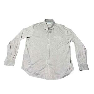 Tommy Bahama Shirt Mens XL Red Herringbone The San Lucio Stretch IslandZone